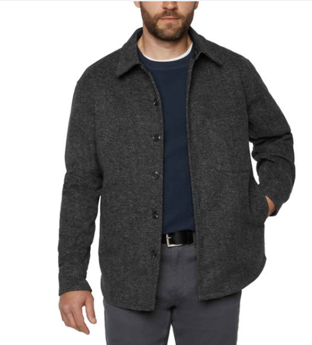 Banana Republic Men's Heritage Shirt Jacket Black Size XXL